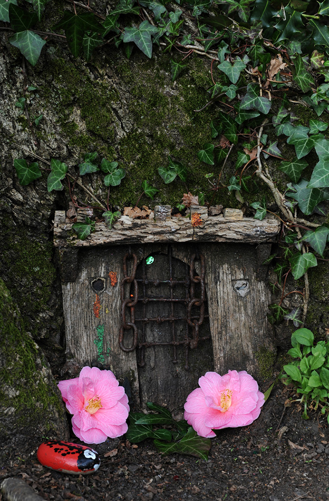 Furzey Gardens New Forest Fairy Door 'Ivy Castle'